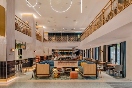 Dossier de presse | 1472-01 - Communiqué de presse | Hotel Norge by Scandic - Concrete Amsterdam - Design d’intérieur commercial - Café Norge - Crédit photo : Wouter van der Sar&nbsp;