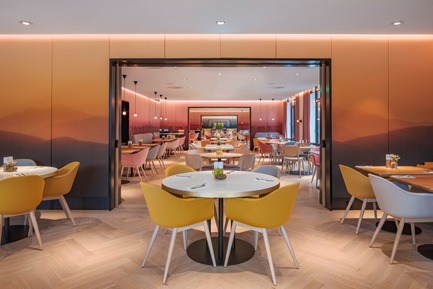 Dossier de presse | 1472-01 - Communiqué de presse | Hotel Norge by Scandic - Concrete Amsterdam - Design d’intérieur commercial -  Restaurant Nova&nbsp;  - Crédit photo :  Wouter van der Sar&nbsp; 
