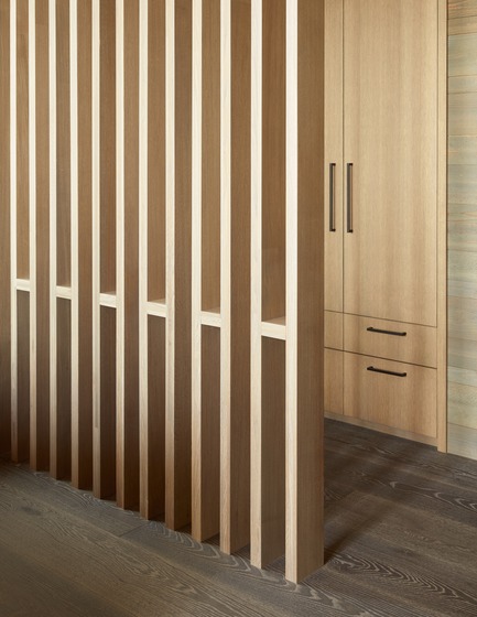 Dossier de presse | 3624-01 - Communiqué de presse | Hillside Sanctuary - Hoedemaker Pfeiffer - Architecture résidentielle -  &nbsp;Master bedroom detail. - Crédit photo : Kevin Scott