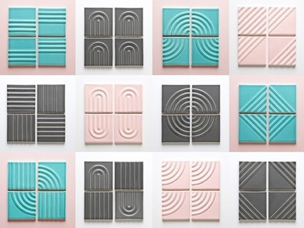 Press kit | 3895-01 - Press release | Signal Tile - Kristine Morich X Clayhaus Modern Tile - Product - Signal Tile | Kristine Morich X Clayhaus Modern Tile | Pattern Guide | Lo-res - Photo credit: Ian Stout