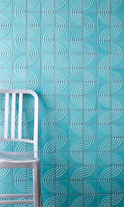 Press kit | 3895-01 - Press release | Signal Tile - Kristine Morich X Clayhaus Modern Tile - Product - Signal Tile | Kristine Morich X Clayhaus Modern Tile | Radius Pattern Lifestyle | Lo-res - Photo credit: Ian Stout