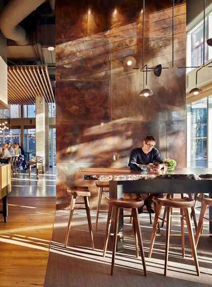 Press kit | 2886-02 - Press release | Wild Ginger Denny Triangle - SkB Architects - Commercial Interior Design - Reception and waiting area - Photo credit: Ben Benschneider