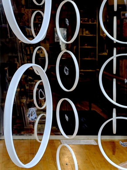 Press kit | 1607-08 - Press release | DesignTO is Where Art & Design Meet this January! - DesignTO - Event + Exhibition - 49 Circles by Rob Shostak - A visualization of Toronto - Photo credit: Phil Parker