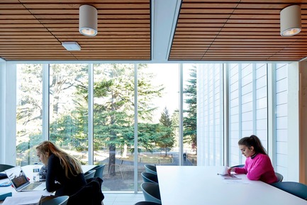 Dossier de presse | 2317-05 - Communiqué de presse | Step Change in Building Design for the University of Nottingham - Make Architects - Architecture institutionnelle - Wellbeing is promoted with views out wherever possible - Crédit photo : Make Architects