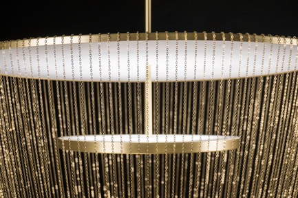 Press kit | 2110-06 - Press release | Stellar Design of Larose Guyon’s Céleste Captures the Spiritual Essence of Light - Larose Guyon - Lighting Design - Celeste - Brass - Photo credit: Larose Guyon