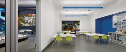Press kit | 2073-09 - Press release | Discover the new Royal Alberta Museum - DIALOG - Institutional Architecture - Classrooms support school groups that visit the museum. Some classrooms are placed within the galleries for an immersive learning experience. - Photo credit: Tom Arban Photography Inc