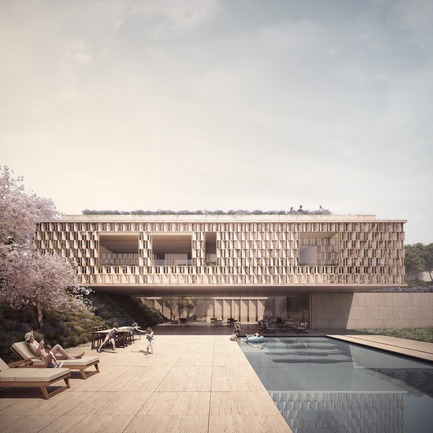 Dossier de presse | 2346-02 - Communiqué de presse | Open House - Domaine Public Architects - Architecture commerciale - Vue Frontale<br> - Crédit photo : Domaine Public Architects / Forbes Massie