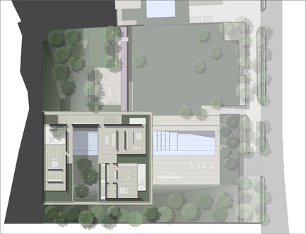 Dossier de presse | 2346-02 - Communiqué de presse | Open House - Domaine Public Architects - Architecture commerciale - Plan Premier étage - Crédit photo : Domaine Public Architects