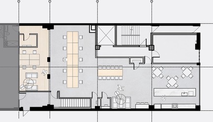 Dossier de presse | 1215-05 - Communiqué de presse | OATBOX, un design pour le bonheur de déjeuner. - ISSASTUDIO - Design d’intérieur commercial - Plan d'aménagement du local - Crédit photo : ISSADESIGN