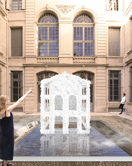 Dossier de presse | 982-43 - Communiqué de presse | Festival des Architectures Vives 2019 : Equipes et Projets - Association Champ Libre - Évènement + Exposition - obione, Installation : Sel sur cour&nbsp; - Crédit photo : obione