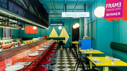 Dossier de presse | 3160-04 - Communiqué de presse | Frame Awards 2019 Winners Announced - Frame - Concours - El Equipo Creativo - Crédit photo : Las Chicas, Los Chicos y Los Maniquís Restaurant, Madrid