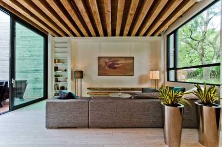 Press kit | 1036-01 - Press release | Ecologia Montreal - Gervais Fortin - Residential Interior Design - Tableau : Lysanne PépinCanvas: Lysanne Pépin - Photo credit: Alexandre Parent