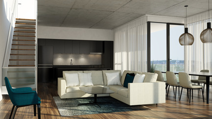 Press kit | 1038-01 - Press release | Authentic lofts, urban condos Le NordelecSuperb nests for rare birds - Elad Canada - Real Estate - Photo credit: 2012 Condos Nordelec