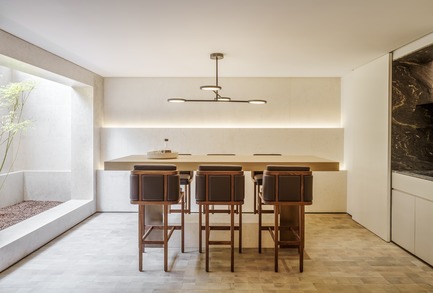 Press kit | 2718-01 - Press release | Jing'an Prime Land - Mason Studio - Residential Interior Design -    Townhouse A: lower level entertainment room   - Photo credit: Seth Powers