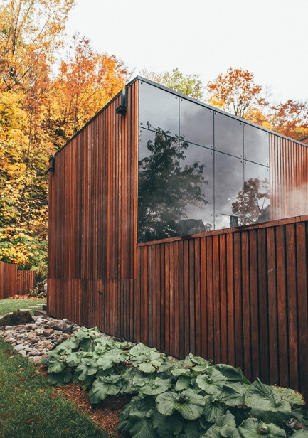 Dossier de presse | 1408-01 - Communiqué de presse | The PavillonOuest: a New Relaxation Space at BALNEA spa + réservethermale Bromont, Canada - BALNEA Spa + réserve thermale - Architecture commerciale - Crédit photo : Mathieu Lachapelle