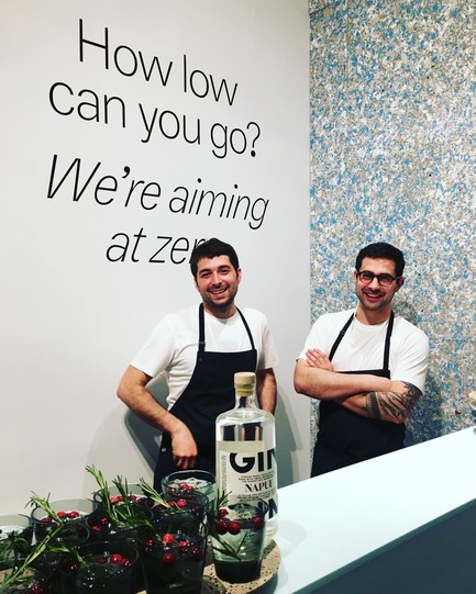 Dossier de presse | 3911-01 - Communiqué de presse | Linda Bergroth and Zero Waste Bistro Win Sustainability Award at Frame Awards 2019 - Finnish Cultural Institute in New York - Concours - Chefs Luka Balac and Albert Franch Sunyer from Restaurant Nolla in Helsinki. - Crédit photo :  FCINY