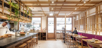 Dossier de presse | 3724-03 - Communiqué de presse | Andina Notting Hill Restaurant and Café-Bakery - EL EQUIPO CREATIVO - Design d’intérieur commercial - Crédit photo : Adrià Goula