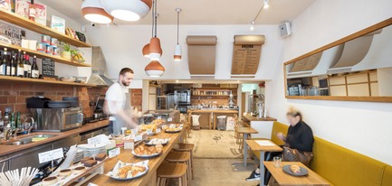 Dossier de presse | 3724-03 - Communiqué de presse | Andina Notting Hill Restaurant and Café-Bakery - EL EQUIPO CREATIVO - Design d’intérieur commercial - Crédit photo : Adrià Goula