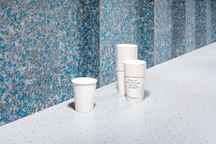 Dossier de presse | 3911-01 - Communiqué de presse | Linda Bergroth and Zero Waste Bistro Win Sustainability Award at Frame Awards 2019 - Finnish Cultural Institute in New York - Concours - Kotkamills, a Finnish company produces a cartonboard that is made with no PE plastic and is fully repulpable.<br> - Crédit photo : Nicholas Calcott