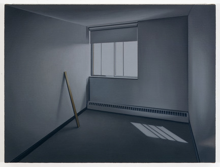 Press kit | 701-08 - Press release | Pierre Dorion and Janet Biggs at the MAC - Musée d'art contemporain de Montréal (MAC) - Event + Exhibition - Chambre à coucher, 1999Pierre Dorion Huile sur toile de lin Jack Shainman Gallery, New York 