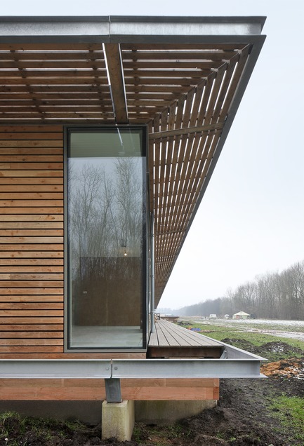 Dossier de presse | 3293-02 - Communiqué de presse | Oosterwold Co-living Complex - bureau SLA & Zakenmaker - Architecture résidentielle - Crédit photo : Filip Dujardin