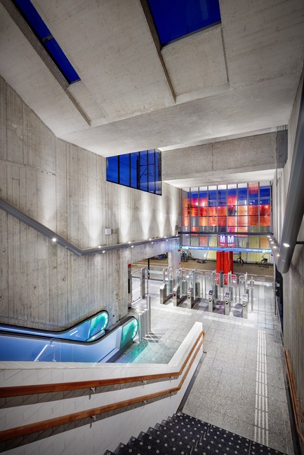 Dossier de presse | 3271-01 - Communiqué de presse | Metro Oostlijn - GROUP A - Architecture institutionnelle - Holendrecht - Crédit photo : Digidaan, Amsterdam