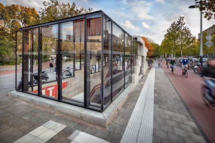 Dossier de presse | 3271-01 - Communiqué de presse | Metro Oostlijn - GROUP A - Architecture institutionnelle - Entrance, Wibautstraat - Crédit photo : Digidaan, Amsterdam