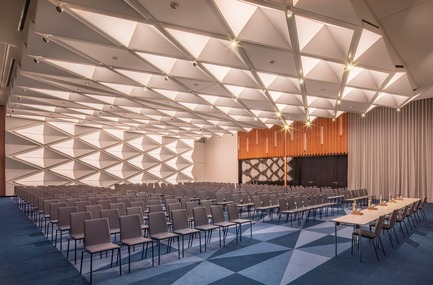 Dossier de presse | 1472-02 - Communiqué de presse | Hotel Andaz - Concrete Amsterdam - Design d’intérieur commercial - The event space<br> - Crédit photo : Wouter van der Sar for concrete