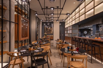 Dossier de presse | 1472-02 - Communiqué de presse | Hotel Andaz - Concrete Amsterdam - Design d’intérieur commercial - Restaurant The Lonely Brocolli<br> - Crédit photo : Wouter van der Sar for concrete