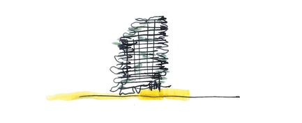 Press kit | 907-06 - Press release | La Clara Groundbreaking - Hariri Pontarini Architects - Residential Architecture - Original Sketch by Siamak Hariri - Photo credit: Hariri Pontarini Architects