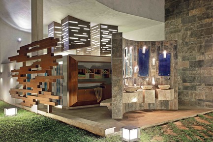 Dossier de presse | 3917-01 - Communiqué de presse | Senses, a Nature-Embedded Pool-House - Wael Farran Studio - Architecture résidentielle - Crédit photo : Genia Maalouf