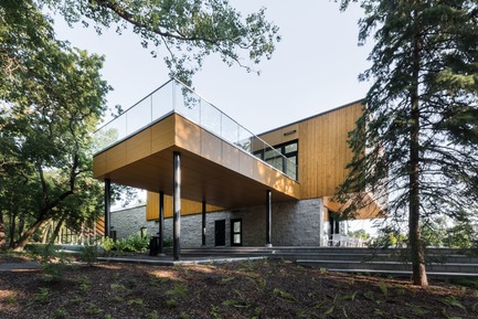 Dossier de presse | 774-10 - Communiqué de presse | L’Ordre des architectes du Québec dévoile les gagnants de ses Prix d’excellence en architecture 2019 - Ordre des architectes du Québec (OAQ) - Concours -  PavillonNetZero_BBBL  - Crédit photo :  David Boyer 