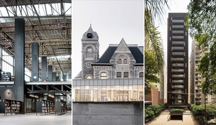 Press kit | 809-27 - Press release | Meet the Finalists of the 2019 AZ Awards - AZURE - Competition - <b><i>Heritage + Preservation/Adaptive Re-Use Architecture<br></i></b><br><b>Civic Architects:</b>&nbsp;LocHal Public Library, Tilburg, The Netherlands<br><br><b>RDHA:</b>&nbsp;Idea Exchange Old Post Office, Cambridge, Canada<br><br><b>Studio Arthur Casas:</b>&nbsp;Bauman Corporate Retrofit, São Paulo, Brazil<br> - Photo credit: AZURE
