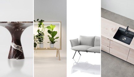Press kit | 809-27 - Press release | Meet the Finalists of the 2019 AZ Awards - AZURE - Competition - <b><i>Furniture Design</i></b><br><br><b>Alinea Design Objects:</b>&nbsp;Angelo M by Leo Aerts<br><br><b>Glimakra of Sweden:</b>&nbsp;GreenFrame by Kauppi &amp; Kauppi<br><br><b>Magis:</b>&nbsp;Officina sofa by Ronan and Erwan Bouroullec<br><br><b>Reform:</b>&nbsp;UP by Lendager Group<br> - Photo credit: AZURE