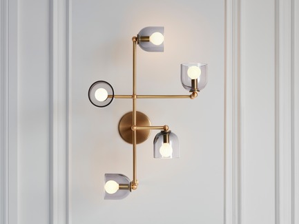 Press kit | 1665-03 - Press release | Lightmaker Studio Reimagines the Wall Sconce at ICFF 2019 in New York City - Lightmaker Studio - Lighting Design - Parallel - Photo credit: Lisa Petrole