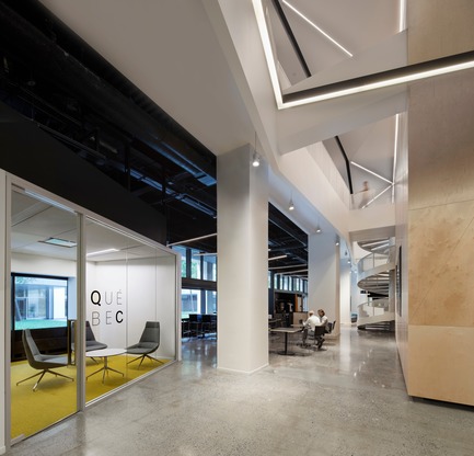 Press kit | 865-35 - Press release | Stimulate Idea Generation and Business Growth Through Well-Designed Collaborative Spaces - Lemay - Commercial Interior Design - Espace CDPQ - Photo credit: Claude-Simon Langlois