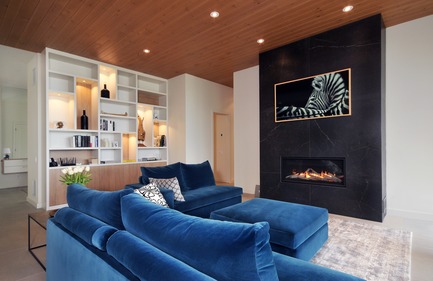 Press kit | 3463-02 - Press release | Up There ! - ESPACE VITAL architecture - Residential Architecture - Living room<br> - Photo credit: Stéphane Lemire<br>