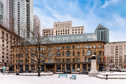 Dossier de presse | 1387-06 - Communiqué de presse | Hôtel Birks : Une icône de la rue Sainte-Catherine restaurée - NEUF architect(e)s - Architecture commerciale - Crédit photo : Alexandre Parent / Studio Point de Vue