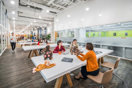 Dossier de presse | 3593-02 - Communiqué de presse | SOHO 3Q Coworking Spaces:the Story of Creating the First CoworkingSpaces in China - anySCALE Architecture Design - Design d’intérieur commercial -  &nbsp;SOHO 3Q ZHONGSHAN PLAZA   - Crédit photo :  CreatAr 