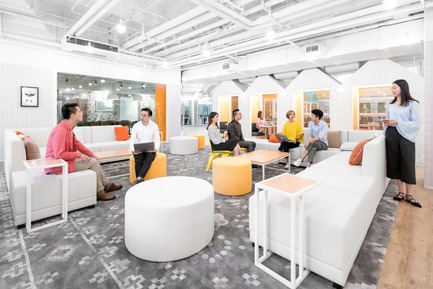 Dossier de presse | 3593-02 - Communiqué de presse | SOHO 3Q Coworking Spaces:the Story of Creating the First CoworkingSpaces in China - anySCALE Architecture Design - Design d’intérieur commercial -  SOHO 3Q FUXING PLAZA C  - Crédit photo : CreatAR
