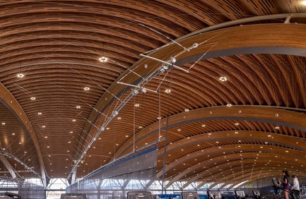 Press kit | 1615-05 - Press release | The Illuminating Engineering Society of BC announces its 2019 ‘Vision Award’ recipients - IESBC - Lighting Design - The Richmond Olympic Oval event hall lighting upgrade (Prism&nbsp;Engineering Limited) located in Richmond, BC received an Award of Merit for Energy and Environmental Design. This is the after photo of the new lighting installation.&nbsp; - Photo credit: Rod Preston