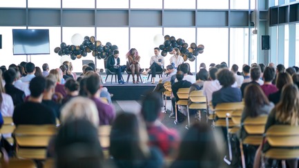 Press kit | 2949-03 - Press release | San Francisco Design Week 2019 - San Francisco Design Week / AIGA SF - Event + Exhibition - Speaker Panel at the Design Hub, San Francisco Design Week.<br> - Photo credit:  Andre Pennycooke<br> 