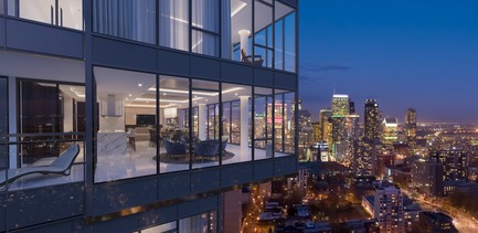 Press kit | 1867-06 - Press release | Official launch of the 1111 Atwater penthouses - Groupe EMD Construction – Batimo - Real Estate - View from the top of 1111 Atwater - Photo credit: gvm3d