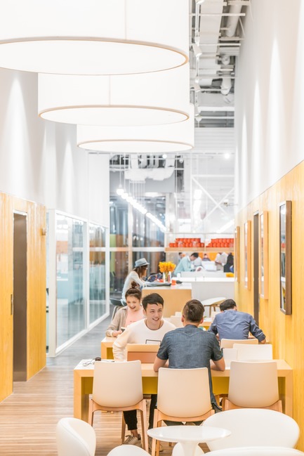 Dossier de presse | 3593-02 - Communiqué de presse | SOHO 3Q Coworking Spaces:the Story of Creating the First CoworkingSpaces in China - anySCALE Architecture Design - Design d’intérieur commercial -  SOHO 3Q ZHONGSHAN PLAZA  - Crédit photo : CreatAr