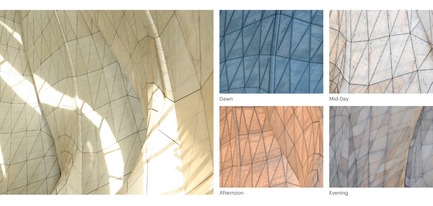 Press kit | 907-07 - Press release | RAIC Shortlist - Bahá’í Temple of South America - Hariri Pontarini Architects - Competition - Light Study - Photo credit:  Left to Right: Guy Wenborne, Hariri Pontarini Architects, Sebastián Wilson León, Guy Wenborne, doublespace photography 