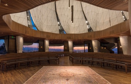 Press kit | 907-07 - Press release | RAIC Shortlist - Bahá’í Temple of South America - Hariri Pontarini Architects - Competition - Temple Interior - Photo credit:  Sebastián Wilson León 