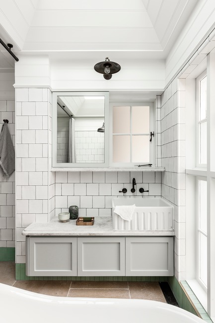 Press kit | 2887-07 - Press release | Darling Point - Alexander &CO. - Residential Interior Design - Alexander &amp;CO_Darling Point_Bathroom Vanity Detail - Photo credit: Photography by Tom Ferguson | Editorial Styling by Claire Delmar