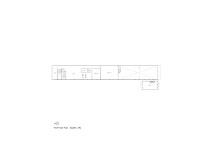 Dossier de presse | 3544-01 - Communiqué de presse | Tomioka Chamber of Commerce and Industry - Tezuka Architects - Architecture institutionnelle - First Floor Plan S:1/300 - Crédit photo : Tezuka Architects