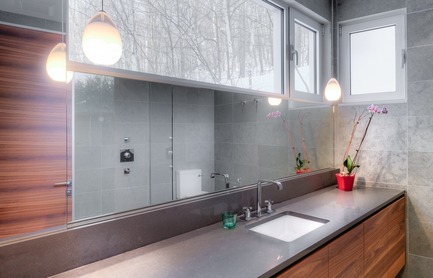 Dossier de presse | 1536-01 - Communiqué de presse | La Poudreuse - Luc Plante architecture + design - Architecture résidentielle - La Poudreuse - Crédit photo : Jean-Guy Lambert photographe