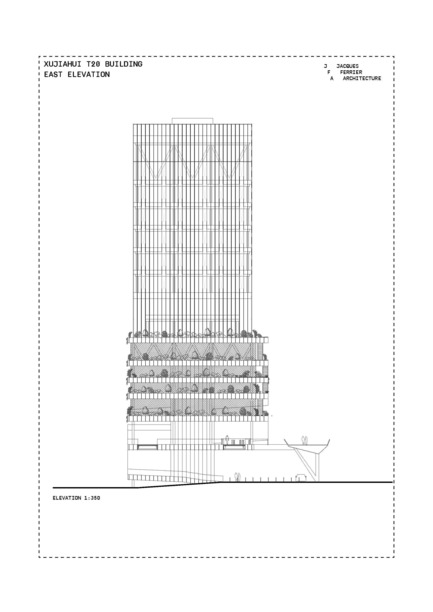 Dossier de presse | 1799-03 - Communiqué de presse | Une oasis urbaine sur l'intersection la plus fréquentée de Shanghai - Jacques Ferrier Architecture et Sensual City Studio - Architecture commerciale - Crédit photo : Jacques Ferrier Architecture